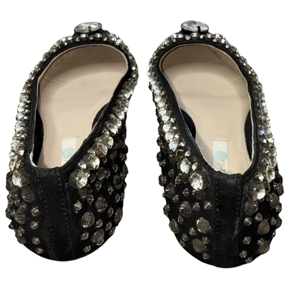Boden Black Embellished Flats - Picture 4 of 8